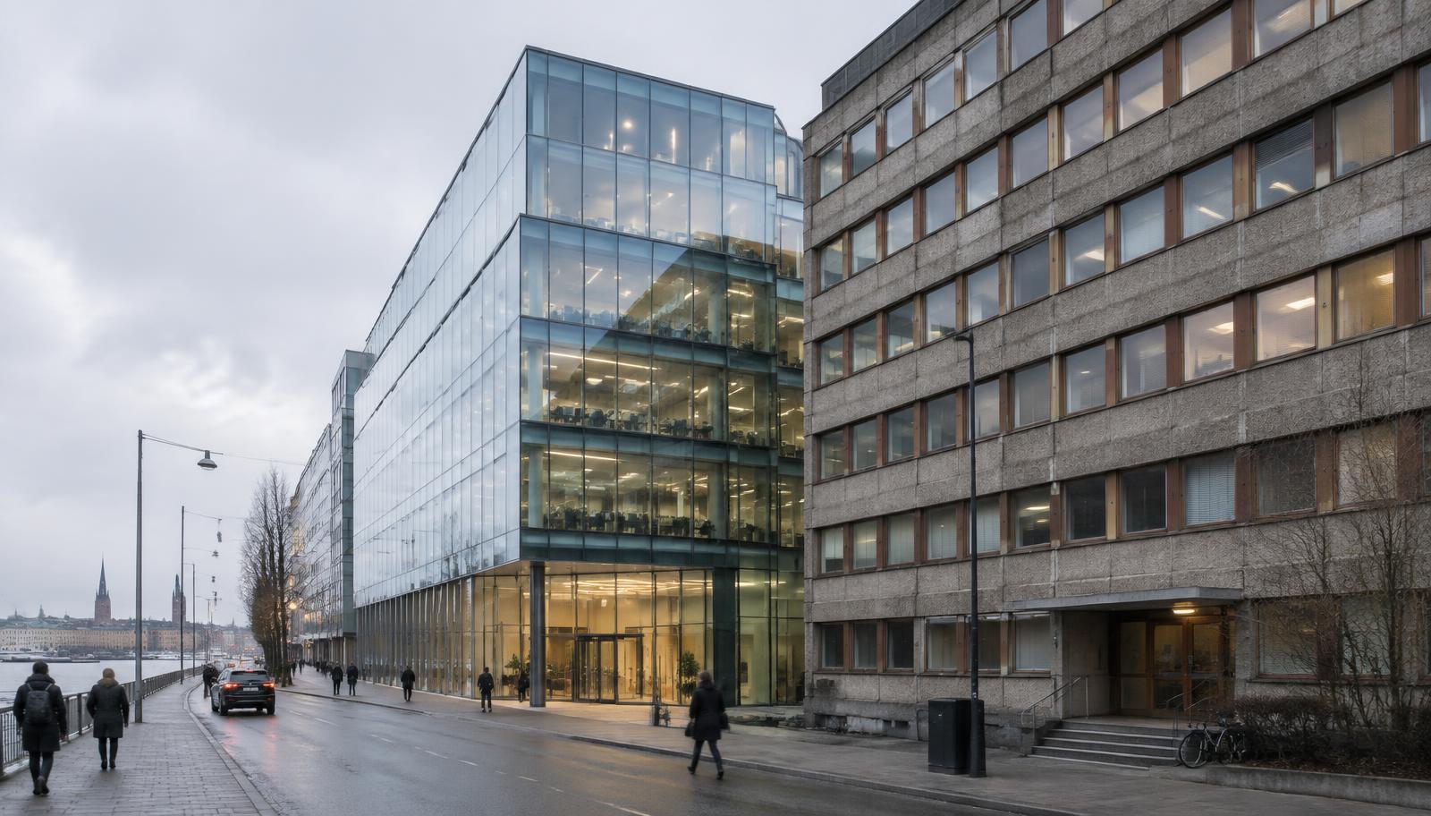 Stockholms kontorsmarknad delas i två